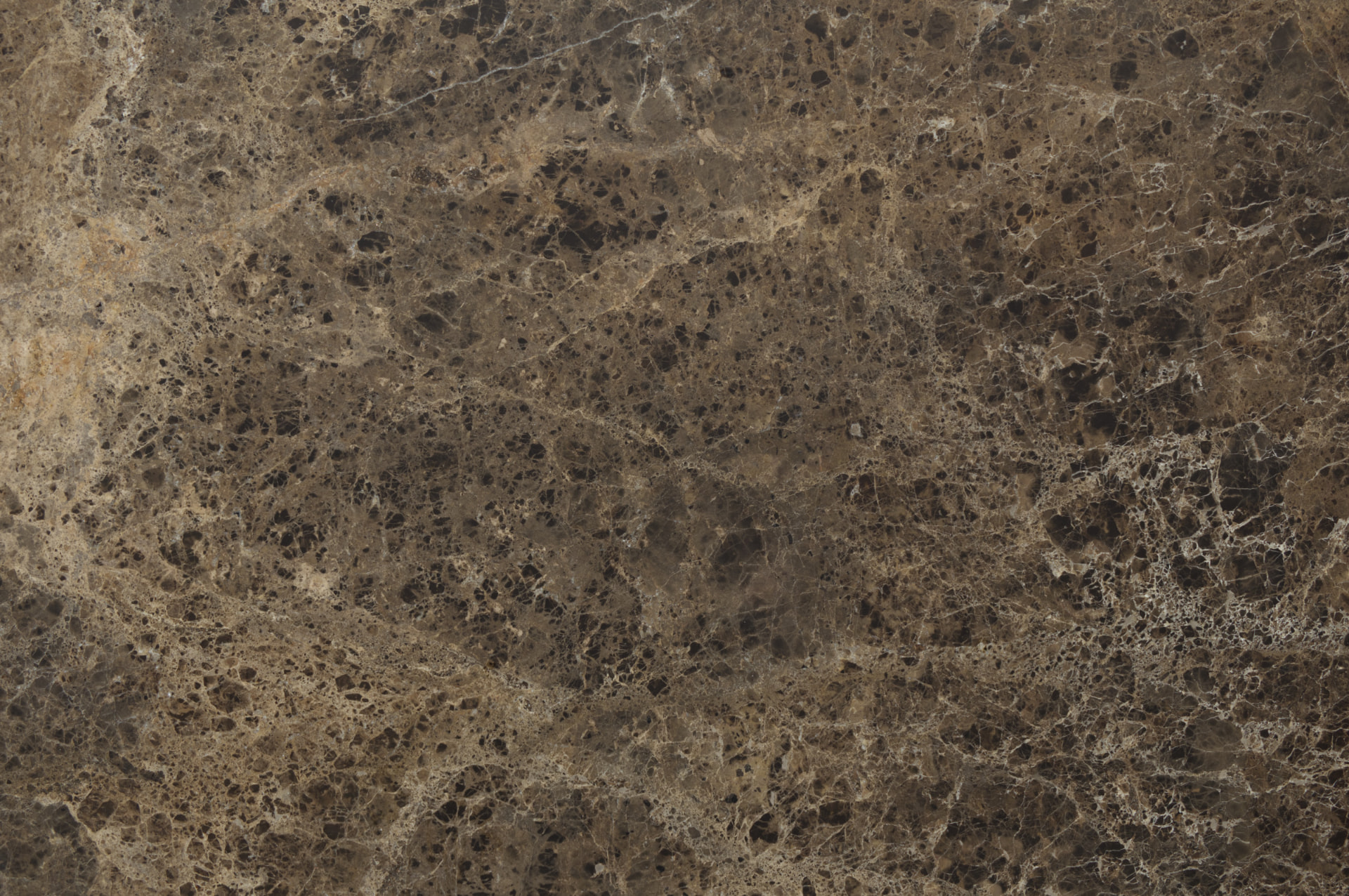 Dark Emperador marble slab surface